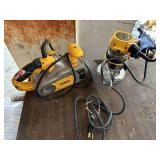 RGM- DEWALT ROUTER - BELT SANDER