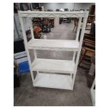 4 SHELF - PLASTIC STORAGE SHELF - 34X14X56