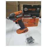 RIGID 18 VOLT BRUSHLESS 1/4 INCH IMPACT DRIVER - TOOL ONLY