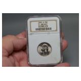 1954-S Washington Silver Quarter Graded MS66 By NGC,