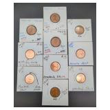 SR- ERROR VARIETY PENNIES