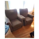 LR- 2 UPHOLSTERED CHAIRS