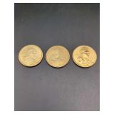 2000 SACAGAWEA ONE DOLLAR COINS