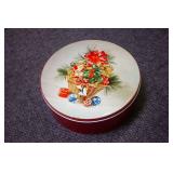 VINTAGE OLIVE CAN CO. CHRISTMAS COOKIE TIN