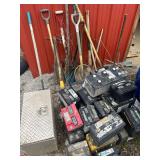 OS- BATTERIES- BOX - YARD TOOLS