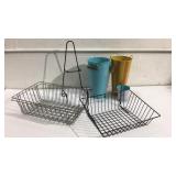 Metal Racks & Pails M