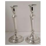 Pair of Sterling Gorham Candlesticks JC