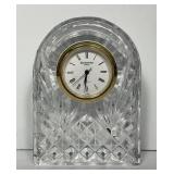 Waterford Crystal Arched Table Desk Clock U16A