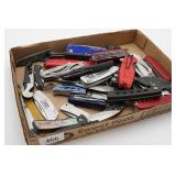 Assorted Knives ~ Pocket Knives, Box Cutters, &