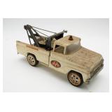 White Tonka Wrecker Truck Toy