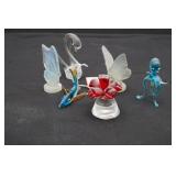 (6) Small Glass Figurines