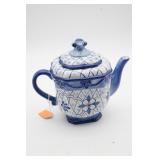 Blue & White Lisbon Teapot