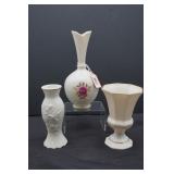 (3) Lenox Vases