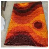 Vibrant Rye Shag Rug Canyon Farve 4