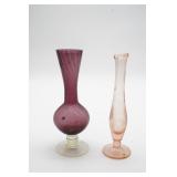 Amethyst & Pink Vases