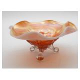 Dugan Cherries Peal Opalescent Bowl