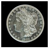 Coin 1885-S Morgan Silver Dollar-XF Cleaned