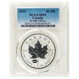 Coin 2015 Canada $5 Privy E=MC2-PCGS  SP69