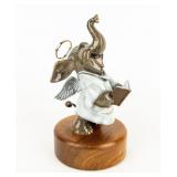 Bill Toma Signed Angelic Elephant Statue