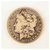 Coin 1879-CC Capped Die Morgan Dollar - VG