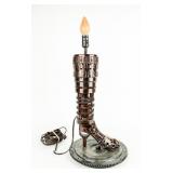 Industrial Age Steam Punk Boot Lamp