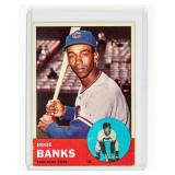 Topps #380 Ernie Banks Baseball Card 1963