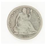 Coin 1866-S Liberty Seated Half Dollar-G+