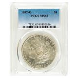 Coin 1882-O Morgan Dollar-PCGS MS62