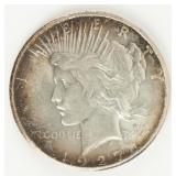 Coin 1927 Peace Silver Dollar Gem Brilliant Unc.