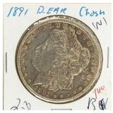 Coin 1891(P) Morgan Dollar-XF