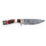 Damascus Blade Hand Made Custom Knife