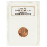 Coin 1995 Lincoln Double Die Struck Cent NGC MS68R