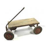 Vintage Heavy Duty Rolling Cart Flatbed Top