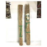 Pair of Bamboo Privacy Fence Rolls