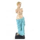Venus De Milo Painted Plaster Sculpture