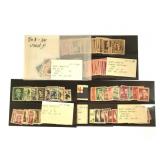 5 Groups US Stamps, Cat Value $91