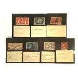 8 US Stamps; Catalog Value Over $125