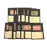 17 US Stamps; Catalog Value Over $125