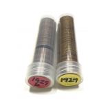 2 Rolls of 1929 Lincoln Cents; P & D