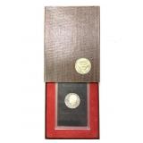 1972-S Proof Ike Silver Dollar in Brown Box