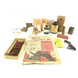 Large Lot Vtg Gun Cleaning Supplies & Misc.