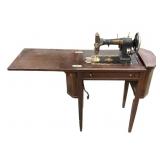 1913 White Rotary Sewing Machine in Table