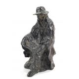 Santino Petronzio Seated Man Composition Sculpture