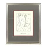 Picasso Litho, Vertumne 80th Anniv. Eiffel Tower