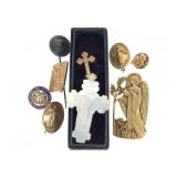 9 Religious / Other Pins, Hat Pins & Pendant