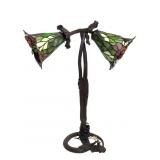 Floral Stain Glass Table Lamp