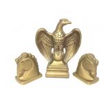 Atlantic Eagle Statue, 2 Pcs Horse Head Bookends