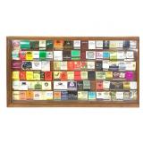 Framed Collection of Matchbooks