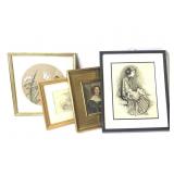 4 Pcs Framed Art