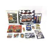 Nascar Pins, Keychains, Books, Magnets +